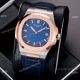 Best Knockoff Patek Philippe Nautilus Leather Watches 2-Tone Rose Gold (6)_th.jpg